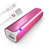pluslifeguard Mini 1 Portable Cell Phone Charger - Pink