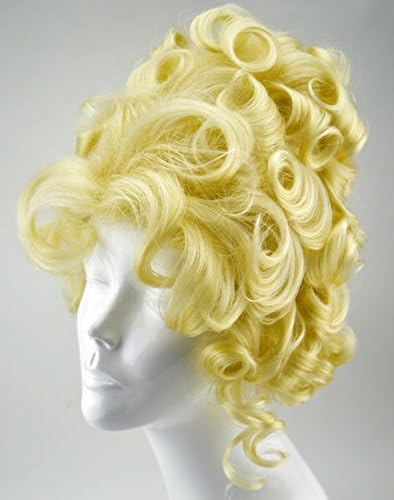 Golden Blonde High Wavy Wave Hair Fiber Synthetic Wig for Party Cosplay Princess