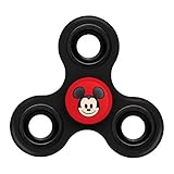 FOCO Disney Mouse Diztracto Spinnerz Three Way Set-Mickey Spinner Toy, Red, 3