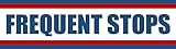Frequent Stops Bumper Magnetic Sign. FREQUENT STOPS Carrier Magnet USPS - 3