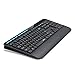 EagleTec KM130 2.4GHz Wireless Combo Multimedia Full Size Keyboard With Numeric Keypad And Mouse