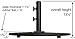 Tropishade 50 lbs Umbrella Base , Black