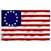 Anley Fly Breeze 3x5 Foot Betsy Ross Flag - Vivid Color and UV Fade Resistant - Canvas Header and Double Stitched - United States Flags Polyester with Brass Grommets 3 X 5 Ft