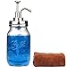 JILLMO Rust Proof Mason Jar Lotion Soap Dispenser Lids 18/8 Stanless Steel Lotion Dispenser Pump for Regular Canning Jars (Jar not Include). …