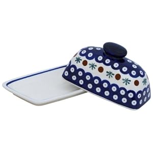 Bunzlauer Small Cheese Cover in the Decor 41 – Ideal for Harzer Roller