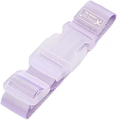 NP Thainess Luggage Mini Strap Adjustable Free Hand Baggage Carrier 12x1.5 Inches Combine Luggage together (Purple)