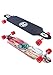 Karnage Drop Through Longboard (Red)