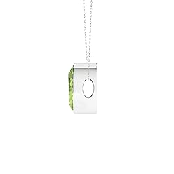 LUSTRE AND LIGHT Round Shape Natural Peridot Slider