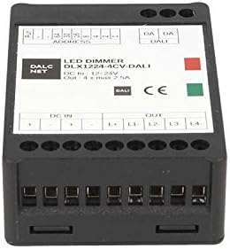 Dalcnet 1224-4CV DLX-Dali Regulador Led RGB RGBW Dali 4 Ch