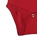 Laughing Giraffe Baby Long Sleeve Onesie - 100% Cotton (0-3 Months, Red)