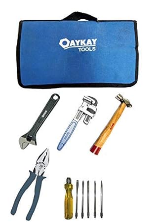 Oaykay Tools DIY General Purpose Hand 10 Tool Kit