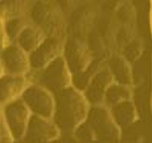 Noble Brass Muffle Stained Glass Sheet - 8" X 12" (.67sf)
