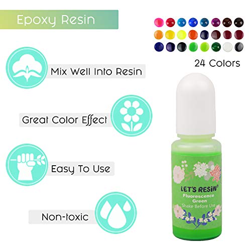 LET'S RESIN Epoxy Resin Pigment,Translucent Resin Pigment Dye,Epoxy