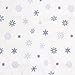 Amazon Brand – Pinzon Cotton Flannel Bed Sheet Set - Full, Falling Snowflake Blue