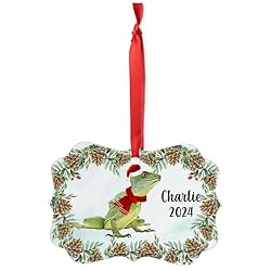 Green Basilisk Christmas Ornament 2024