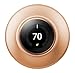 POPMAS Copper Metal Wall Plate for Nest Learning Thermostat 3rd Generation 2016 Version Bracket Mount (2020 New Nest Thermostat Can't Be Used)