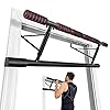 COSTWAY Pull-up bar, optrekstang voor deuropening, deurkozijn optrekstang met slimme haak, schuimrubberen handgreep…