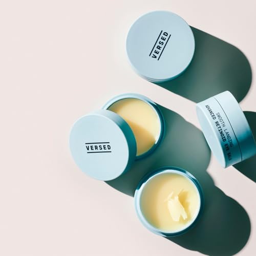 Versed Smooth Landing Advanced Retinoid Eye Balm - Anti-Aging Eye Cream with Granactive Retinoid for Crow's Feet, Under Eye Bags & Dark Circles - Nightly Moisturizing Eye Firming Cream (0.42 oz)