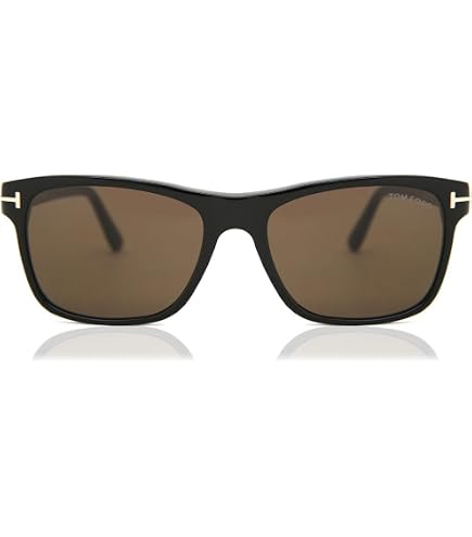 Amazon.com: Tom Ford GIULIO FT 0698, Matte Black/blue, Men's