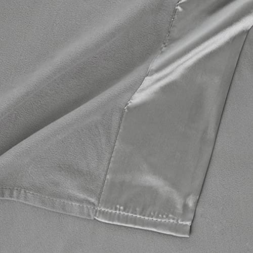 Shavel Home Products All Seasons Year Round Sheet Blanket with Satin