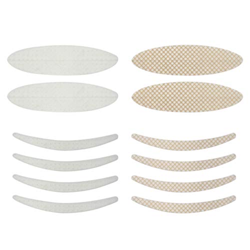 2400 Pcs Makeup Breathable Eyelid Tape Big Eye Decoration Invisible Fold Eyelid Shadow Sticker Double Eyelid Tape 4 Roller with 4 Pieces Fork Rods