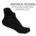Mens No Show Toe Socks 6 Pairs Original Weight Low Cut Running Toe Socks 8-10.5