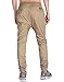 ITALY MORN Men's Chino Jogger Sweatpants Casual Pants,Khaki,Small