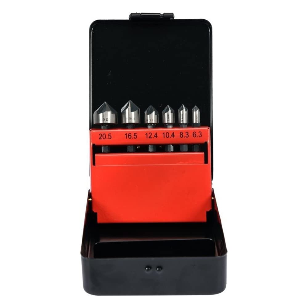 YATO countersink drill bits for metal, hex chuck, deburring drills (YT-44729)