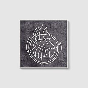 Framed Canvas Home Artwork Decoration A Lonely Tree Canvas Wall Art for Living Room, Bedroom - 16x16 inches