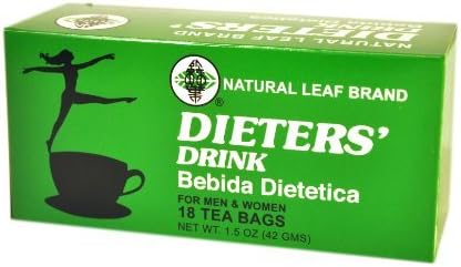 6 Boxes DIETERS' DRINK Bebida Dietetica For Weight Loss by Natural Leaf Brand
