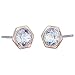SWAROVSKI Crystal Rose Gold Pierced Stud Earrings