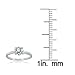 Hoops & Loops Sterling Silver 1ct Cubic Zirconia Round Solitaire Engagemnet Bridal Ring (1-3 Carats)
