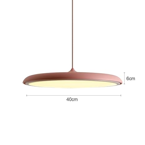 Cuican Nordic Simple Metal Chandelier Postmodern Led Light Luxury Pendant Lights For Dining Room Restaurant Bedroom Bar Pink Big