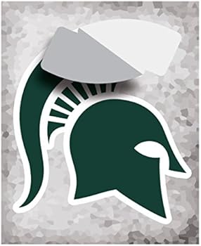 Amazon Com Michigan State University Spartans Msu Gruff Sparty Xl Msu Wall Decal Sticker Set Peel And Stick Arts Crafts Sewing