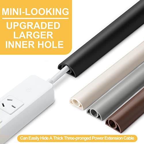 7ft Cord Cover Floor for Extension Cords, Floor Cable Cover Wire Cover