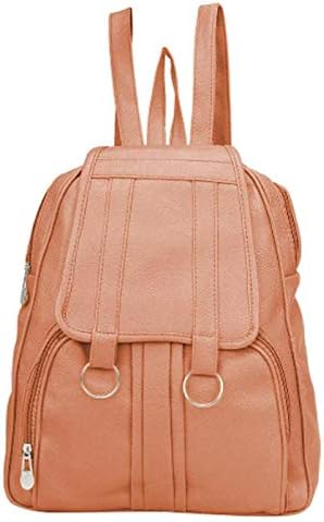 Women's Designer Rust Color Casual Backpack Bag