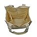 Simple Ecology Organic Cotton Deluxe Reusable Grocery Shopping Bag with Bottle Sleeves and Rigid Bottom Support (UPDATED DESIGN) - Natural 3 Pack