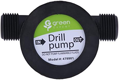 Green Expert 479901 Portable Drill Accessory Drill Powered Pump 235 GPH