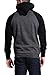 G-Style USA Premium Heavyweight Contrast Raglan Sleeve Pullover Hoodie Sweatshirt