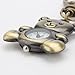 Cute Bear of Unisex Alloy Analog Quartz Keychain Watch (Bronze)