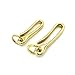 2PCS Vintage Solid Brass Key Ring Belt U Hook Wallet Chain FOB Clip Biker Anchor Shackle Fish Hook Keychain in Brass Mens Nautical Gift,Brass Fishhook Keychain Shackle Split Ring Motorcycle Keyring