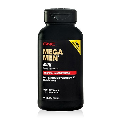 Gnc mega men mini - new 60 smaller - 90 mini tablets