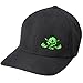 Lucky 13 Golf Hat by Tattoo Golf - Black/Green