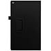 Fire HD 10 (2015 5th Gen) Case - HOTCOOL Slim New PU-Leather Folio With Auto Wake/Sleep Feature Cover Case For Amazon Kindle Fire HD 10.1 Inch (5th Generation - 2015 Release) Tablet, Black