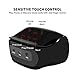 Mighty Rock Touch Wireless Bluetooth Speakers, Ultra Portable Speaker with Superior Sound Quality and Dual Powerful Subwoofer Enhanced Rich Bass, Built in Microphone (Black)