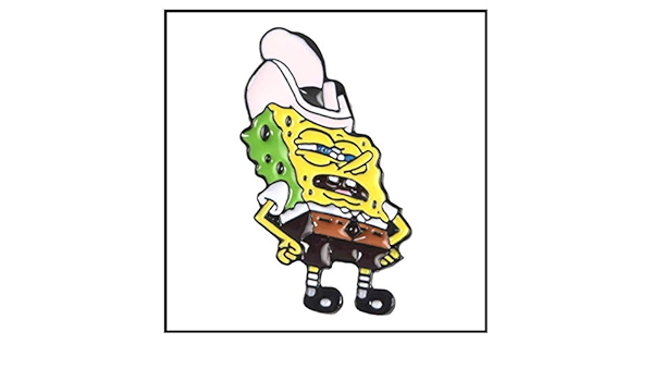 Amazon Com In Box Cartoon Bob Collection Sponge Squidward Patrick Star Mermaid Man Barnacle Boy Pineapple House Friends Enamel Lapel Brooch Pin Jewelry