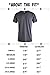 TL Men Casual Basic Short Sleeve Tri-Blend / 100% Cotton V-Neck T Shirt RVNECK Charcoal XL