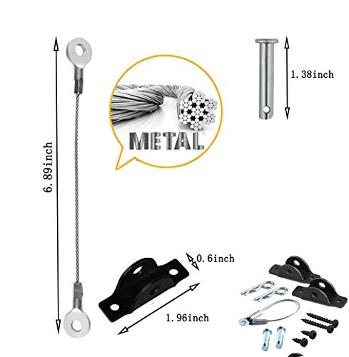 Furniture Anchors Anti Tip,4 Pack Furniture Straps Baby Proofing Anti Tip Furniture Anchors Kit, Metal Earthquake Straps to Wall Keeping Baby Pet Safety from Falling Furniture