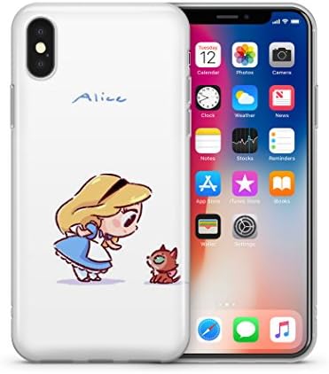 Disney's Beauty and the Beast, Little Mermaid, Alice in Wonderland, Snow White, Frozen Apple iPhone 10 (iPhone X) Case (Alice)
