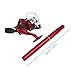 Docooler Mini Aluminum Saltwater Fishing Tackle Pocket Pen Fishing Rod Pole + Reel